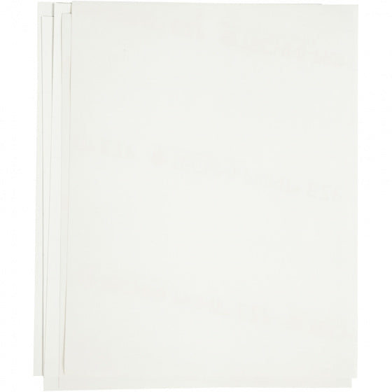 transfervellen light & dark 21,5 x 28 cm wit 12 stuks