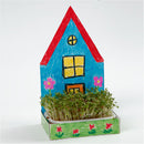 tuinkersbakje huis junior 20 cm karton wit 6 sets