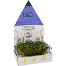 tuinkersbakje huis junior 20 cm karton wit 6 sets