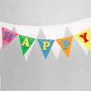 knutselset vlaggen 20 cm karton wit 10 stuks