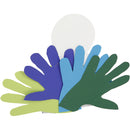 waterkersbakje persoon junior 20 cm karton wit 6 sets