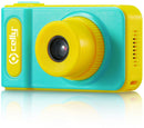 camera Kids 8 x 4,5 x 5,5 cm MicroUSB blauw/geel