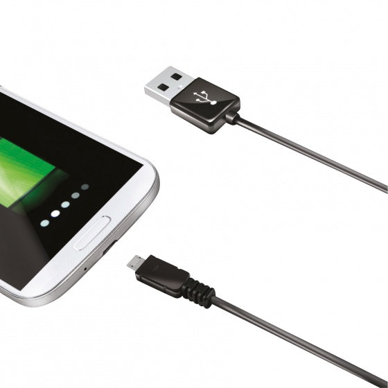 datakabel micro-USB 100 cm zwart