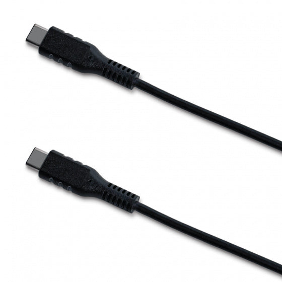 oplaadkabel 2 x USB-C 100 cm zwart