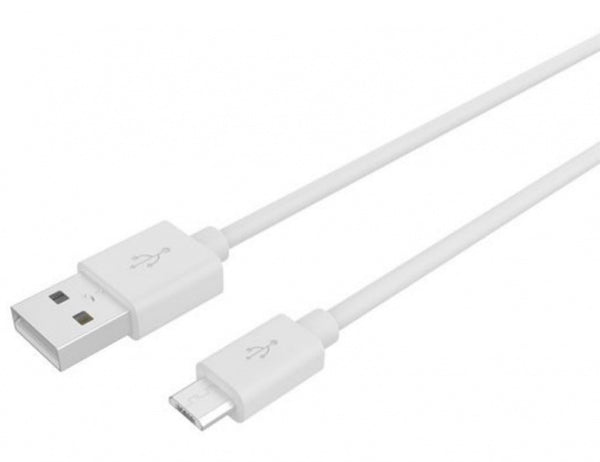 oplaadkabel Procompact micro-USB 1 meter PVC wit