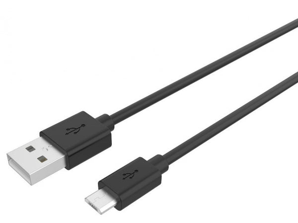 oplaadkabel Procompact micro-USB 1 meter PVC zwart