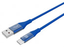 oplaadkabel USB-C Feeling 100 cm blauw