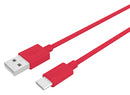 oplaadkabel USB-C Procompact 100 cm PVC rood