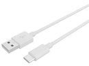 oplaadkabel USB-C Procompact 100 cm PVC wit