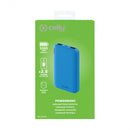 powerbank 5000 mAh 5 Volt 2,1 Ampère blauw 2-delig