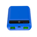 powerbank Pocket 5000mAh 6,3 x 9 cm blauw