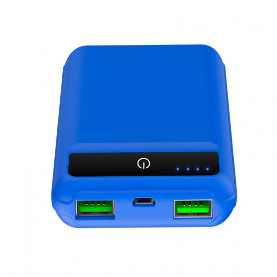 powerbank Pocket 5000mAh 6,3 x 9 cm blauw