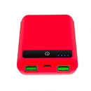 powerbank Pocket 5000mAh 6,3 x 9 cm rood
