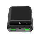 powerbank Pocket 5000mAh 6,3 x 9 cm zwart