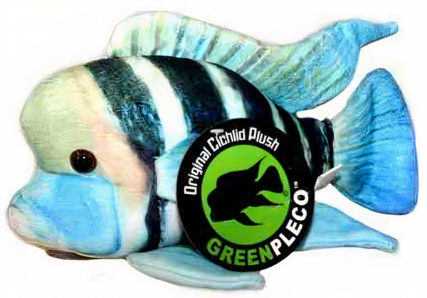 knuffel Frontosa Cichlid 29 cm pluche groen