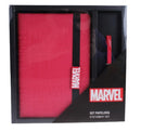 schrijfset Marvel 21 x 14,5 cm papier rood 2-delig