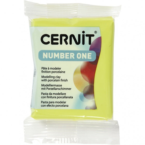 Cernit Boetseerklei Lime Green, 56 gram