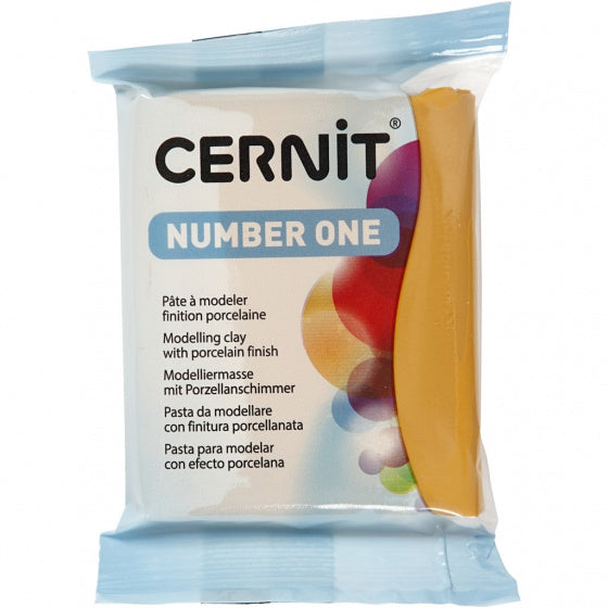 Cernit Boetseerklei Yellow Ochre, 56 gram