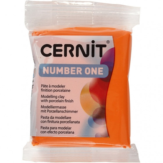 Cernit Boetseerklei Oranje, 56 gram