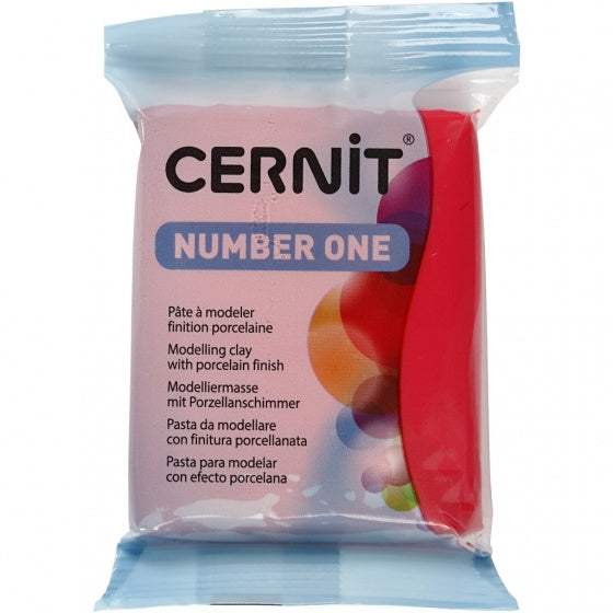 Cernit Boetseerklei Rood, 56 gram