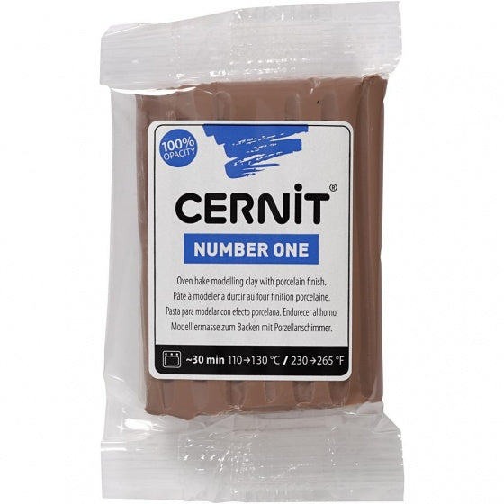 Cernit Boetseerklei Taupe, 56 gram