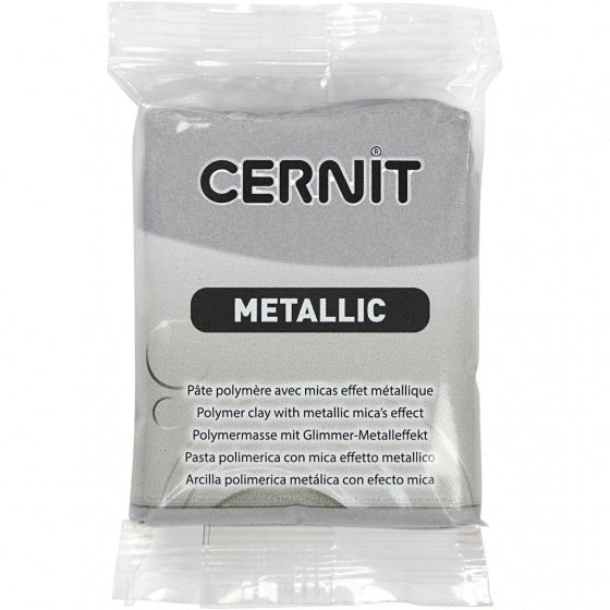 Cernit Boetseerklei Zilver, 56 gram