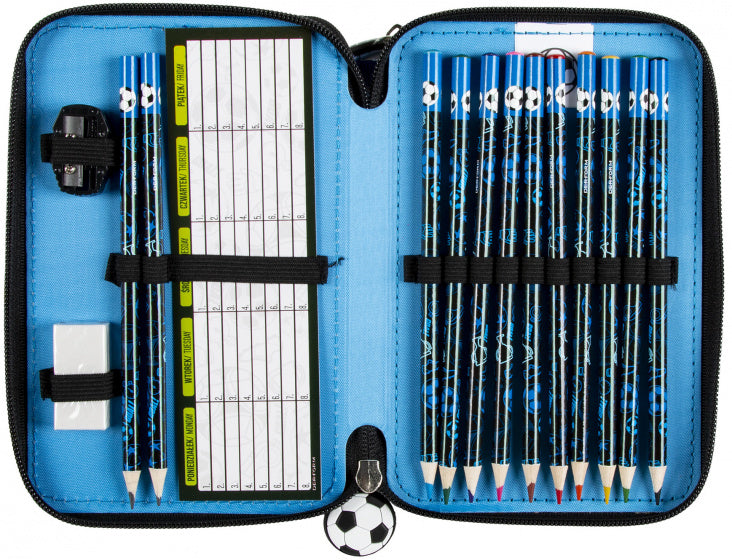 etui jongens 21 x 12 cm polyester 28-delig