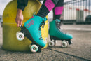 rolschaatsen Bliss Kids polyurethaan turquoise maat 35-38
