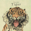 canvas schilderij 20 x 20 x 4 cm Tiger