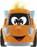 bouwvoertuig kiepauto junior 12 cm oranje/blauw