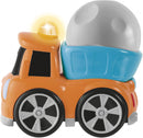 bouwvoertuig kiepauto junior 12 cm oranje/blauw