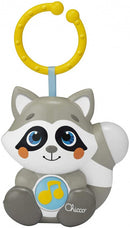 muziekmobiel met melodie junior 13 x 19 cm grijs/wit