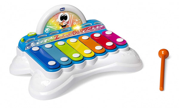 elektronische xylofoon Flash junior 26 cm wit 3-delig