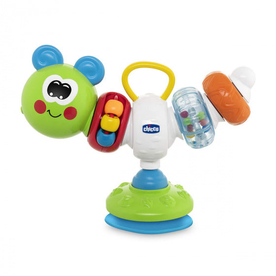 kinderstoelspeeltje Rups junior 16,5 x 13 cm groen