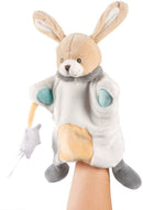 knuffelkonijn My Sweet DouDou handpop pluche wit/beige