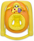 loopwagen 1-2-3 junior 75 x 50 cm geel/oranje