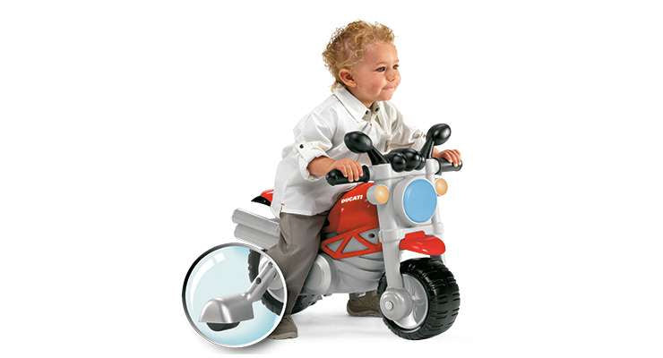 loopmotor Ducati junior 65 cm rood/zwart
