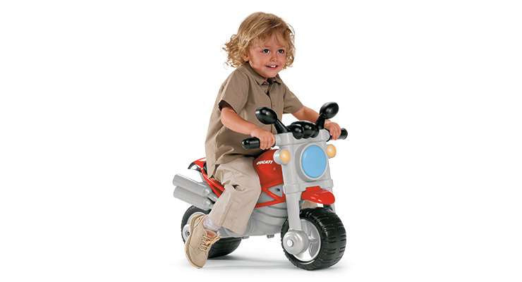 loopmotor Ducati junior 65 cm rood/zwart