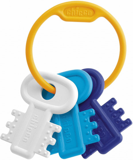 rammelaar sleutels junior 12 x 17 cm blauw/wit