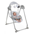 schommelstoel Polly Swing Up junior polyester wit