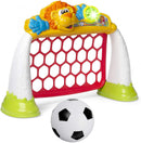 voetbaldoel junior 46 x 54 cm rood/wit 2-delig