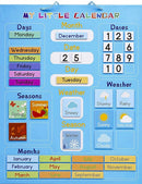 kalender My First 42 x 35 cm rubber blauw 42-delig