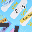 kalender My First 42 x 35 cm rubber blauw 42-delig