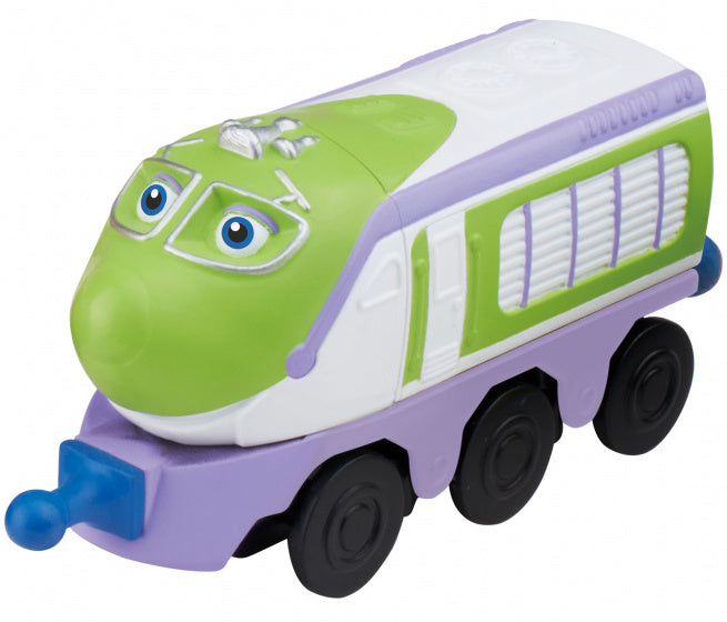 trein Look Alive  9,5 x 2,6 cm groen/lila 7-delig