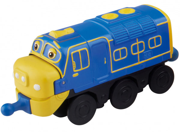 trein Look Alive junior 9,5 x 2,6 cm blauw 7-delig