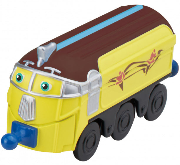 trein Look Alive junior 9,5 x 2,6 cm geel 7-delig
