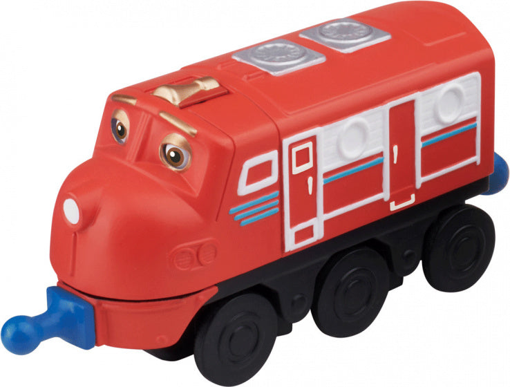 trein Look Alive junior 9,5 x 2,6 cm rood 7-delig