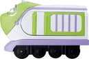 trein Pop & Transform Chuggers 12,7 cm groen/lila