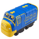 trein Pop & Transform Chuggers 12,7 cm blauw/geel