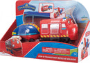 trein Pop & Transform Rescue 22,9 cm rood/blauw
